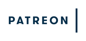 Patreon Text Logo Navy